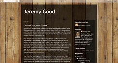 Desktop Screenshot of jeremygood.net