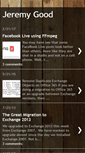 Mobile Screenshot of jeremygood.net