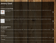 Tablet Screenshot of jeremygood.net